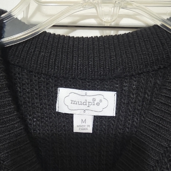 Mud Pie Black Knit Sweater Top - Picture 4 of 5